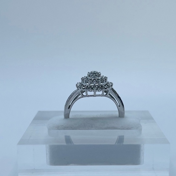 0.50 CT Natural Diamond Round Brilliant 925 Sterling Silver - Picture 5 of 6